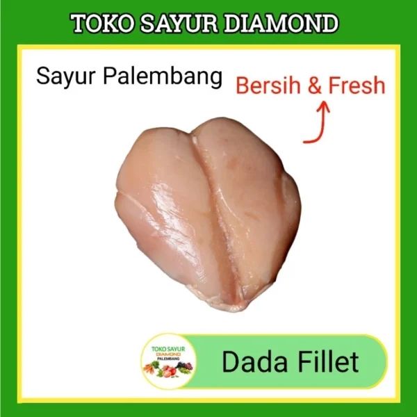 Dada Ayam Fillet 480-500 Gram - Toko Sayur Segar Palembang