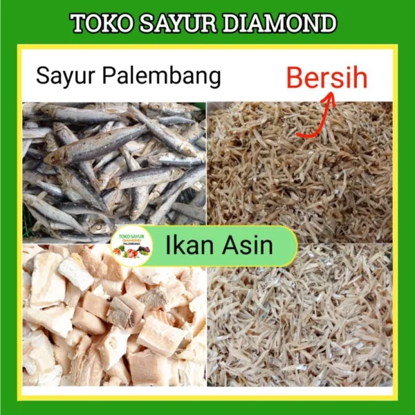 Ikan Asin All Varian -Toko Sayur Diamond Palembang
