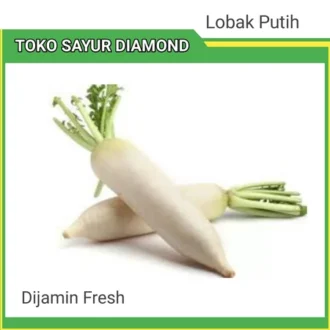 Lobak Putih Fresh - Diamond Palembang