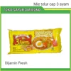 Mie Telur Cap 3 Ayam 200 Gram Per Bungkus