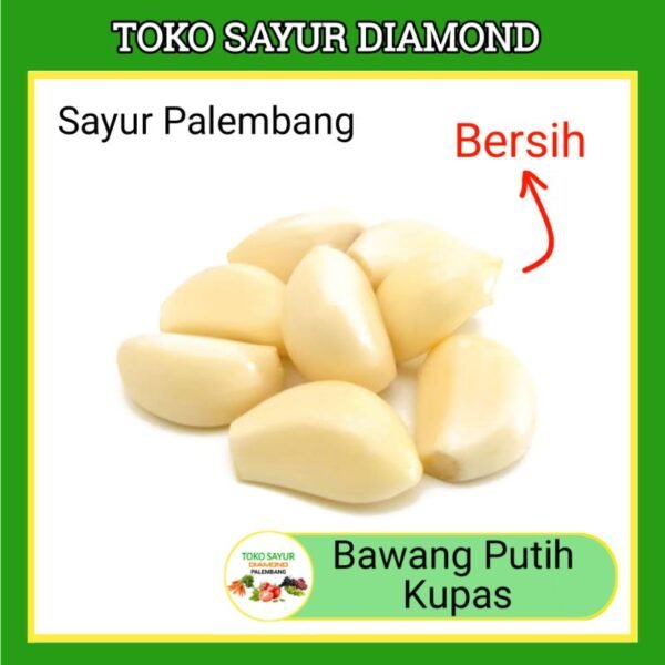 Bawang Kupas Putih - Diamond Palembang